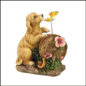  Puppy Love Solar Light Up Statue