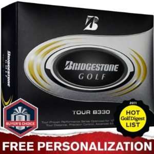  Bridgestone Tour B330 Golf Balls   12 pack (Personalized 