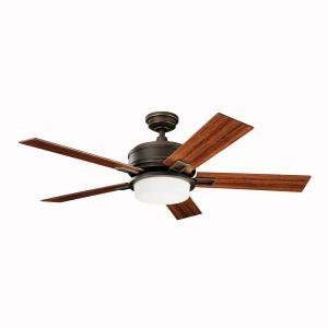   Lighting Talbot Collection Oiled Bronze Finish 52 Inch Talbot Fan