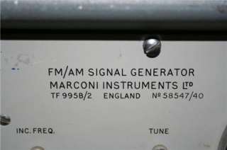 Marconi fm/am signal generator TF 995B/2  