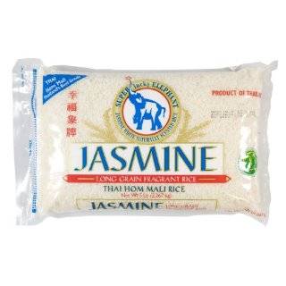 Super Lucky Elephant Jasmine Long Grain Fragrant Rice, 5 Pound