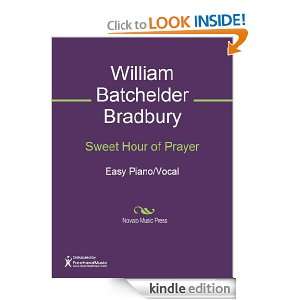 Sweet Hour of Prayer Sheet Music William Batchelder Bradbury  
