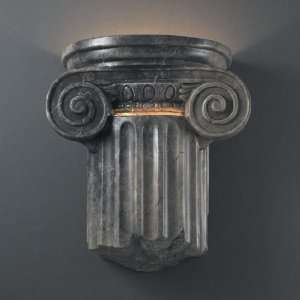  Ambiance Ionic Column Wall Sconce, Closed Bottom