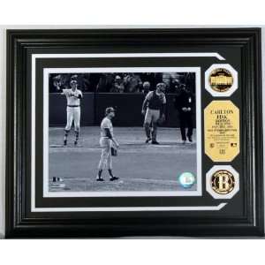  Boston Red Sox CARLTON FISK PHOTOMINT & 24KT GOLD COINS By 