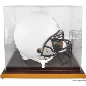  Mounted Memories Texas Longhorns Helmet Logo Display Case 