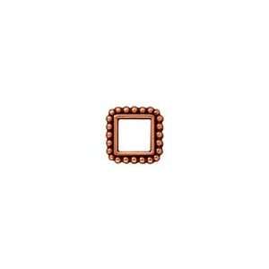  TierraCast Antique Copper (plated) 6mm Square Bead Frame 12mm Beads 