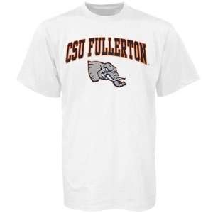  NCAA Cal State Fullerton Titans White Bare Essentials T 