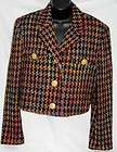   VINTAGE 80S SILK MULTI COLORED MILITARY DRUMMER CROPPED JACKET 10