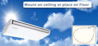 Ceiling Suspended Ductless Mini Split Air Conditioner Heat Pump  Dual 