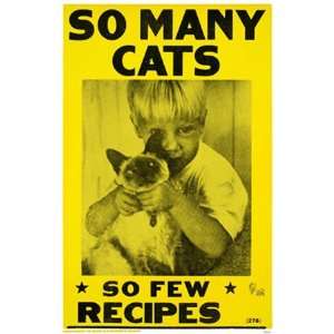  So Many Cats, So Few Recipes Poster