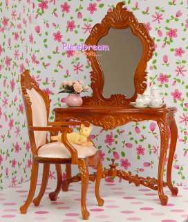   & Chair for Barbie Fashion Royalty Pullip Doll Handcrafted  