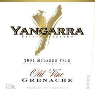 Yangarra Estate Old Vine Grenache 2004 