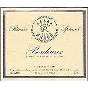 Domaines Baron Rothschild Reserve Speciale Bordeaux Blanc 2007 