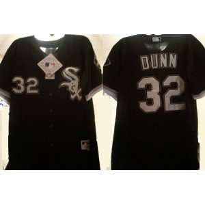 Chicago White Sox Adam Dunn #32 Jersey Alternate Black Size 52 / XL 