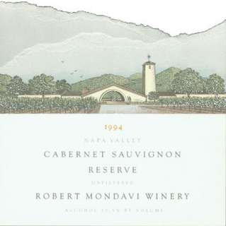 Robert Mondavi Reserve Cabernet Sauvignon 1994 