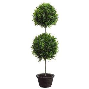    32 Artificial Potted Double Ball Rosemary Topiary