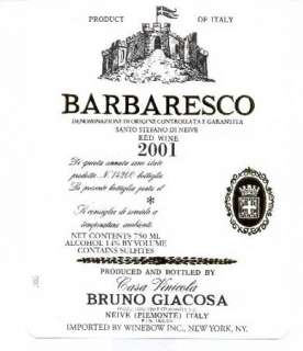   all wine from piedmont nebbiolo learn about bruno giacosa wine from