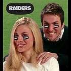 OAKLAND RAIDERS Logo NFL Vinyl Eye Black Strips 6 Count Package NEW