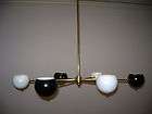   STILNOVO 6 BALL GLOBE   CHANDELIER   LAMP LIGHT Deco MID CENTURY