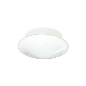Besa Lighting 909639 V2 WH Opal Glossy/Clear Luna 14 Two Light Compact 