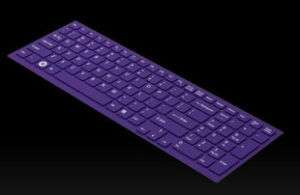 SONY VAIO 15.5 in EB Series Keyboard Cover Skin Purple  