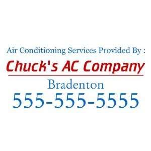   Vinyl Banner   Air Conditioning Services Provided By 
