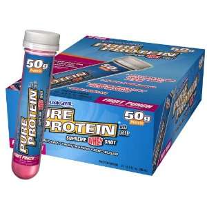 Worldwide Sport Nutrition   Pure Protein Supreme Whey Shot Fruit Punch 