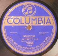 BETINOTI & RIO Colombia T836 ARGENTINE PAYADOR RARE 78 RPM  