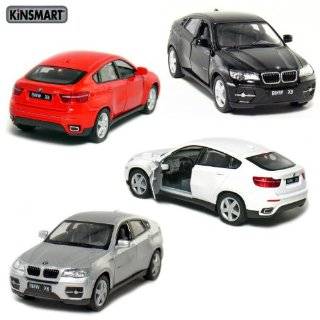 Set of 4 5 BMW X6 SUV 138 Scale (Black/Red/Silver / White)