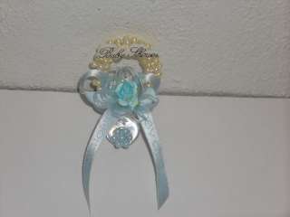 Baby Shower Corsage Pacifier Baby Boy Craft Blue Bd BL  