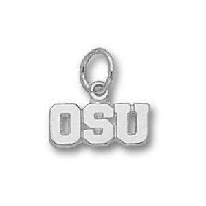  Ohio State Buckeyes Sterling Silver OSU 3/16 Pendant 
