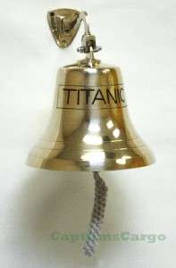 TITANIC Nautical Marine Solid Brass Ships Bell 8 NEW  