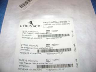 Gyrus ACMI 956010PK PKS Plasma J Hook (qty 1)  