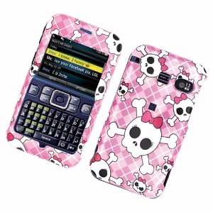  PINK CHECKER WITH SKULL SNAP ON HARD SKIN SHELL PROTECTOR 