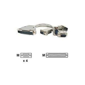  4 Port RS232 DB9 Connector Cable for PCI4S650DV 