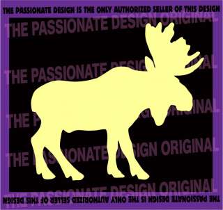 moose decal tribal animal hunting north canada A106  