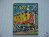 Vintage 56 Freight Train Tip Top Elf Book No. 8631  