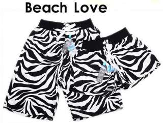 2011 Fashion Lovers Zebra Beach Surf Board Swim Shorts  