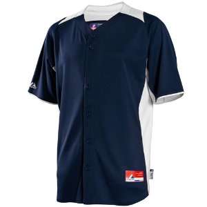  Majestic Athletic Navy Cool Base BP Style Baseball Jersey 