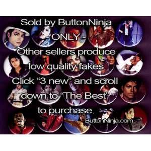  Set of 20 Michael Jackson Pins 1.25 Buttons Everything 