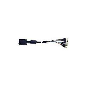 Hosa 20 Interference Reducing Ferrite Core VGA Breakout Cable, 15 Pin 