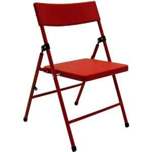  Juvenile Folding Chairs   Set of 4, Red By Cosco