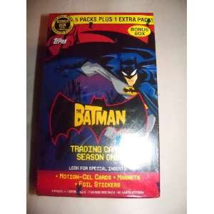  Topps The Batman Trading Cards Season One 5 packs with 1 