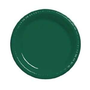  Hunter Green 10 Plastic Plate   50 Ct Pk Health 