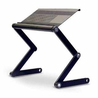 Adjustable Vented Laptop Table Laptop Computer Desk Portable Bed 