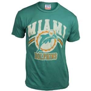  NFL Miami Dolphins Mens Vintage Short Sleeve T Shirt 