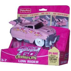  Fisher Price Shake N Go Crash Ups Car   Pink LOW RIDER 