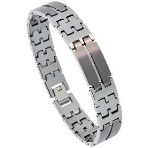   cm) Adjustable Bracelet w/ Long and Short links, 7/16 in. (12 mm) wide