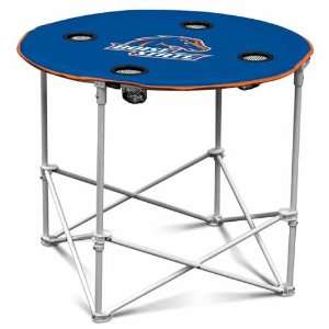  Boise State Round Tailgate Table