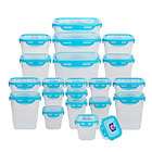   42 piece nestable container set and leak proof locking lids BPA free